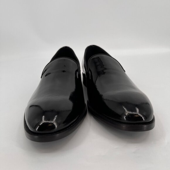 Johnston & Murphy Gavney Black Patent Leather Loafers Size 11M Formal Slip On main image 12